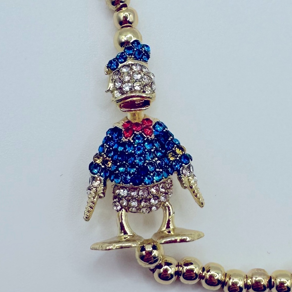 BaubleBar Disney Donald Pisa Bracelet Pave NWT